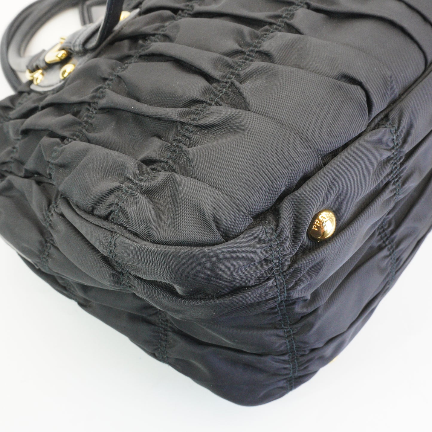 Prada Tessuto Gaufre Nylon Bag GHW Medium