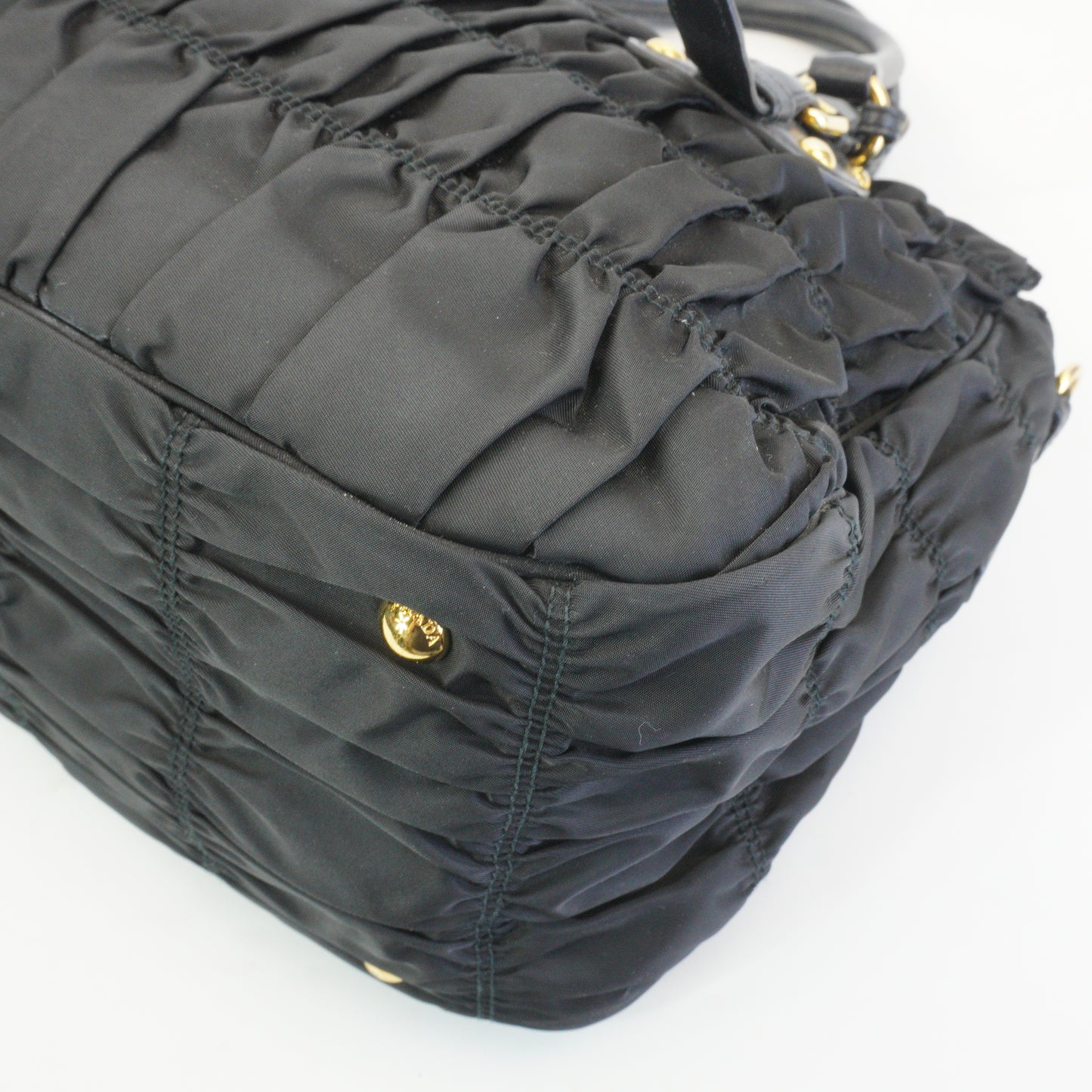 Prada Tessuto Gaufre Nylon Bag GHW Medium