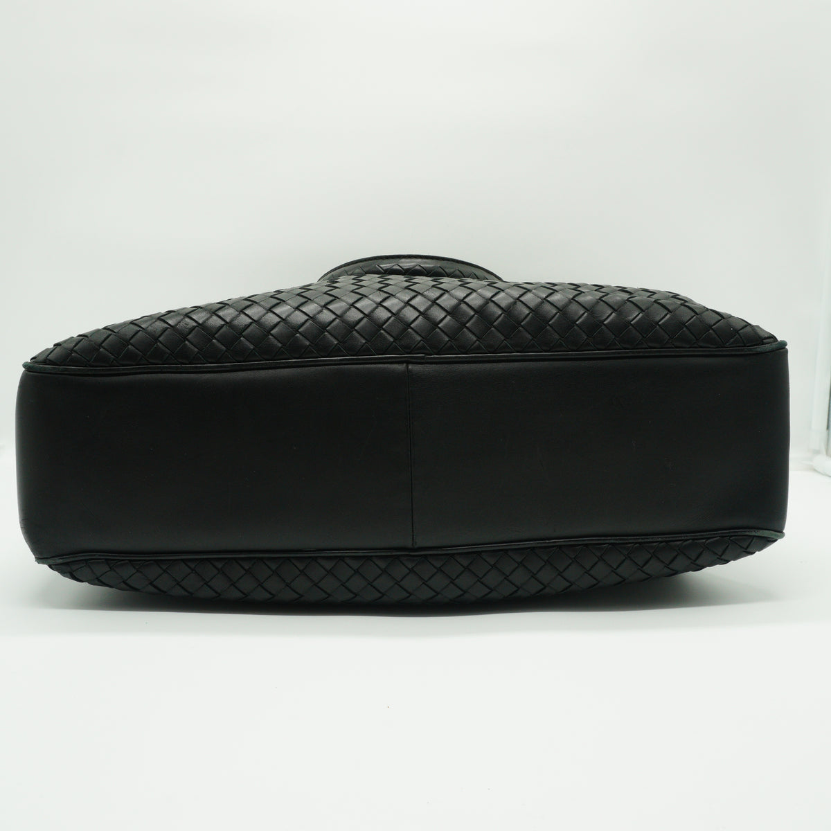 Bottega Veneta Intrecciato Large Leather Black  Briefcase MHW