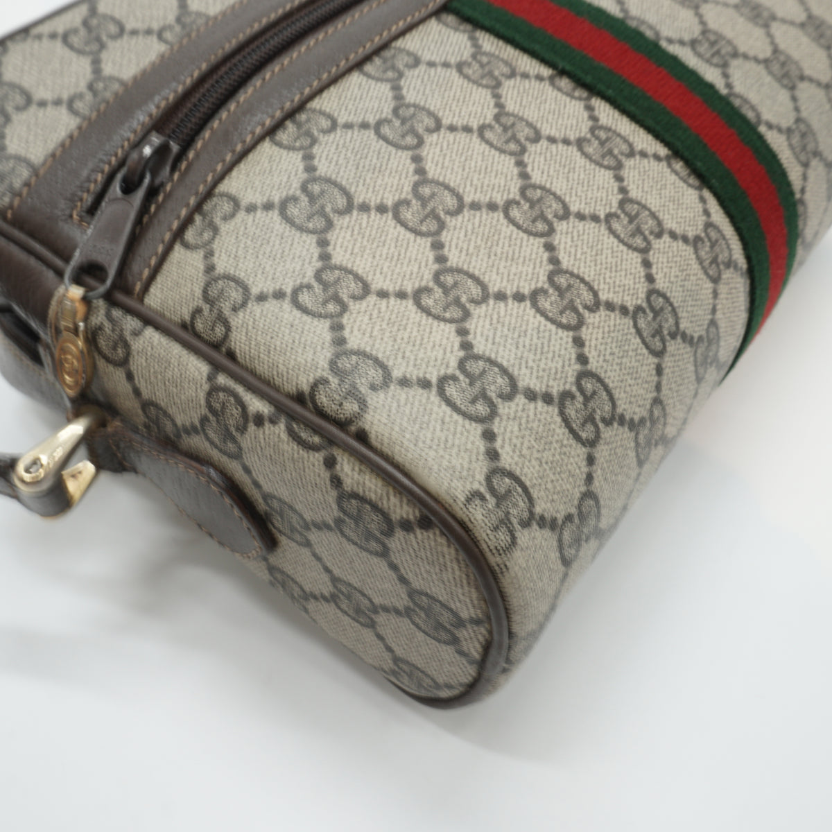 Gucci Vinatge Ophidia  GG Supreme Crossbody Bag Small GHW
