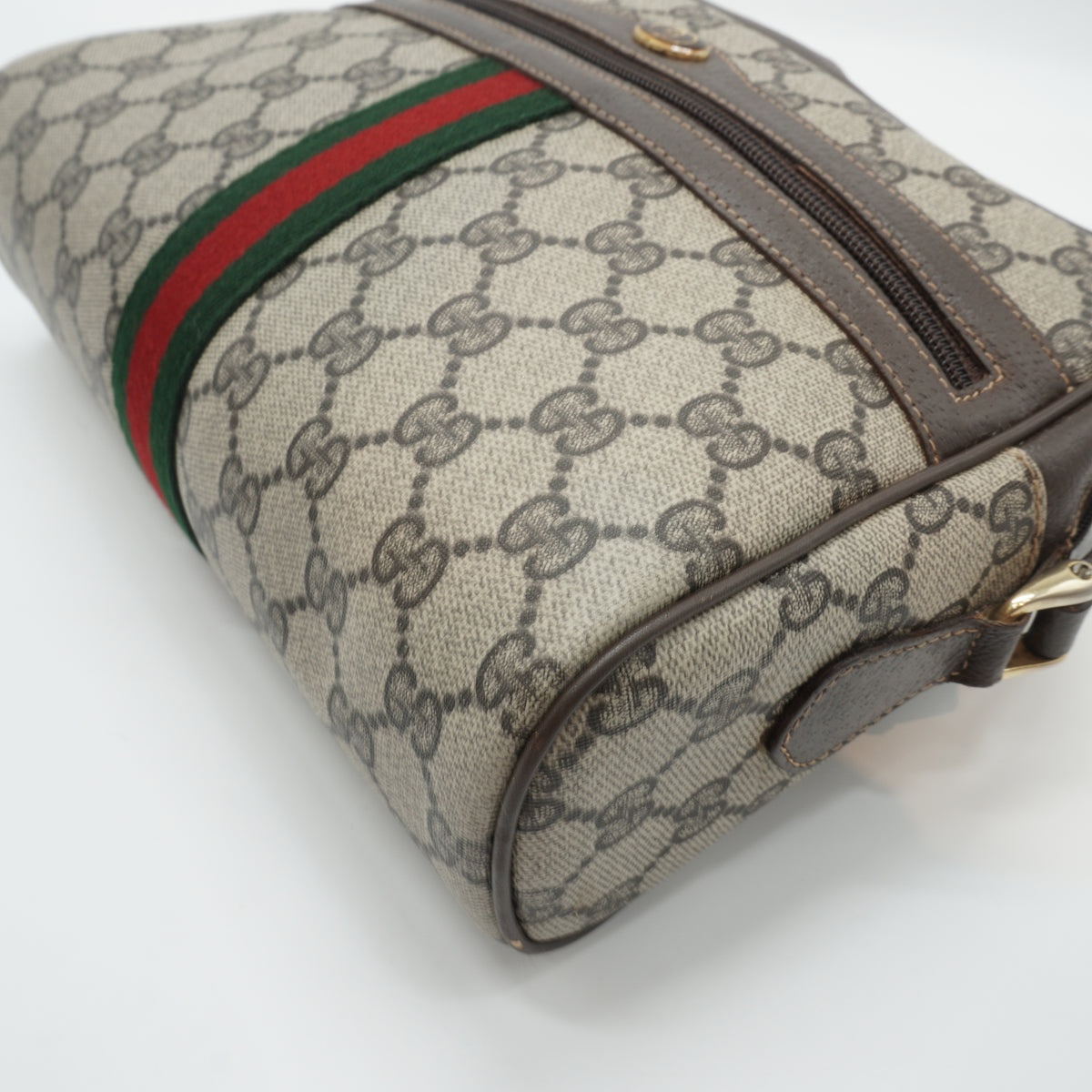 Gucci Vinatge Ophidia  GG Supreme Crossbody Bag Small GHW