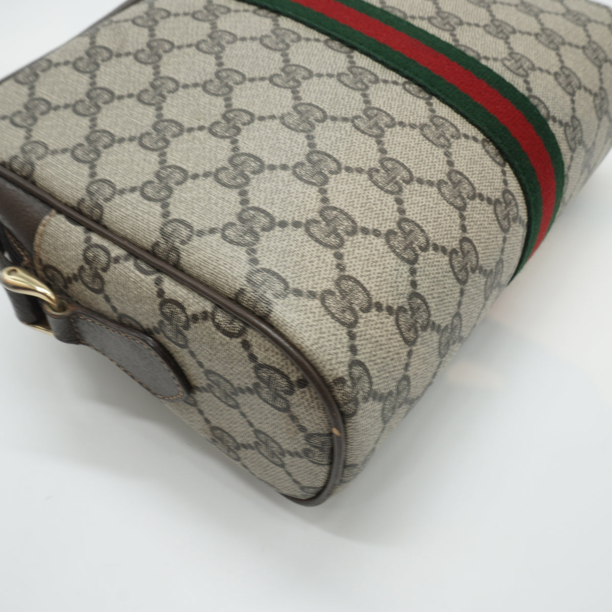 Gucci Vinatge Ophidia  GG Supreme Crossbody Bag Small GHW