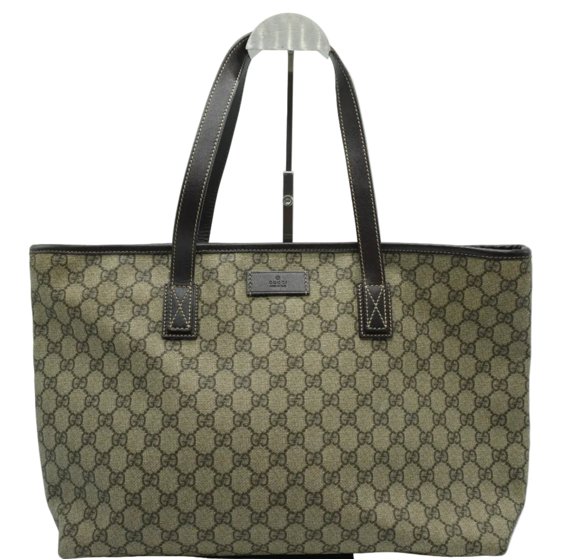 Gucci GG Supreme Large Zip Tote Bag