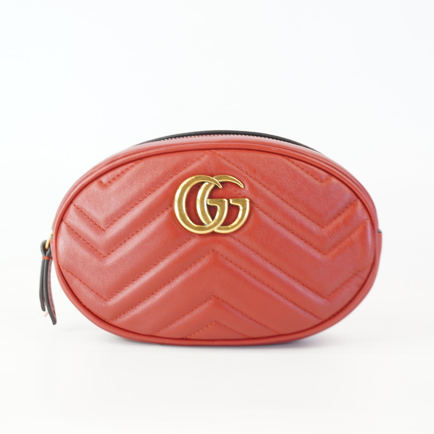 Gucci GG Marmont Metalasse Leather Belthbag