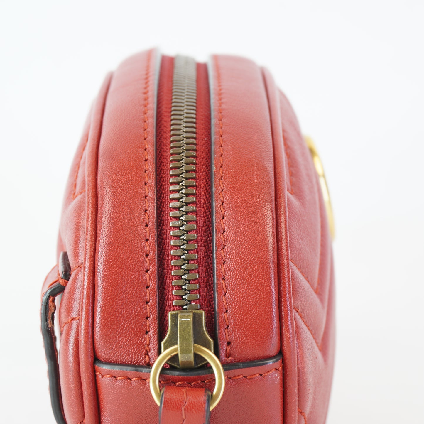 Gucci GG Marmont Metalasse Leather Belthbag