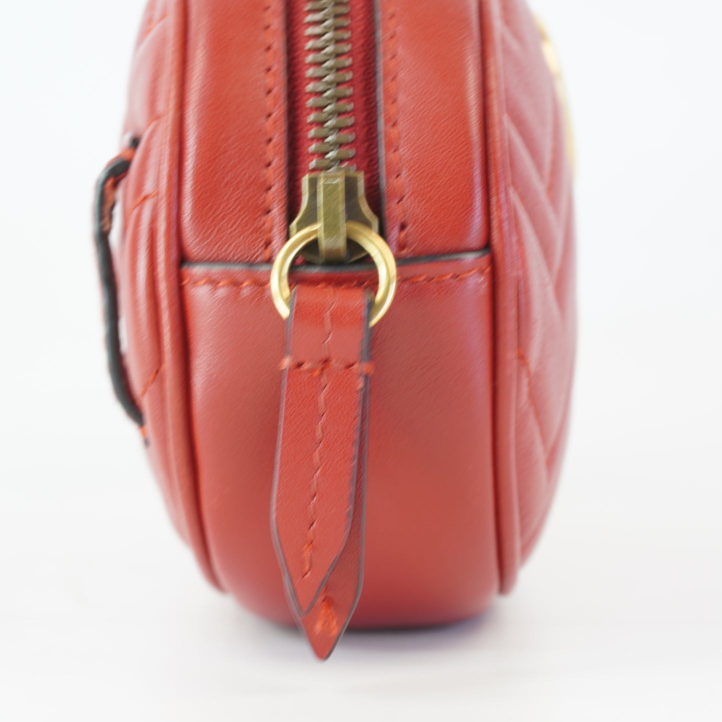 Gucci GG Marmont Metalasse Leather Belthbag