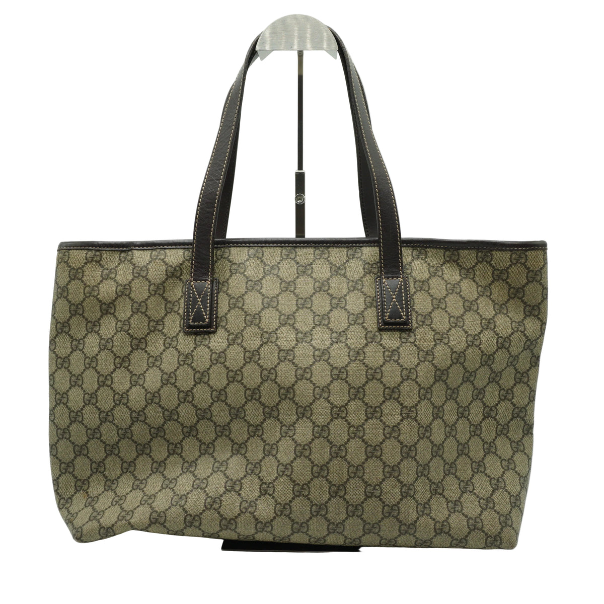 Gucci GG Supreme Large Zip Tote Bag