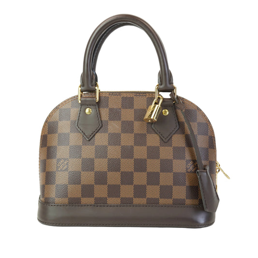 Louis Vuitton	Alma BB Damier Ebene GHW