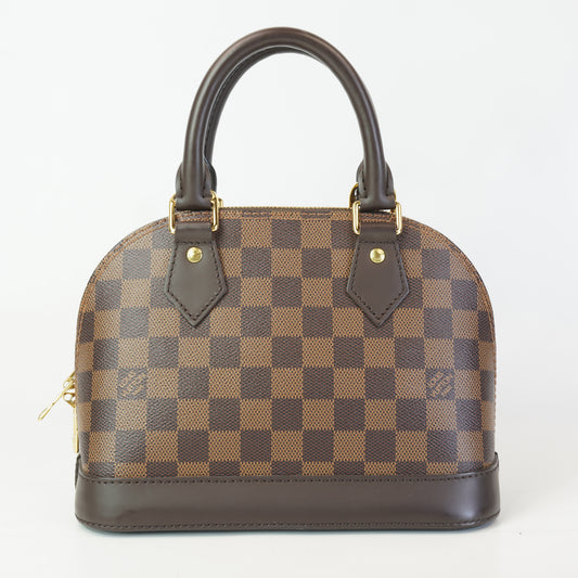 Louis Vuitton	Alma BB Damier Ebene GHW