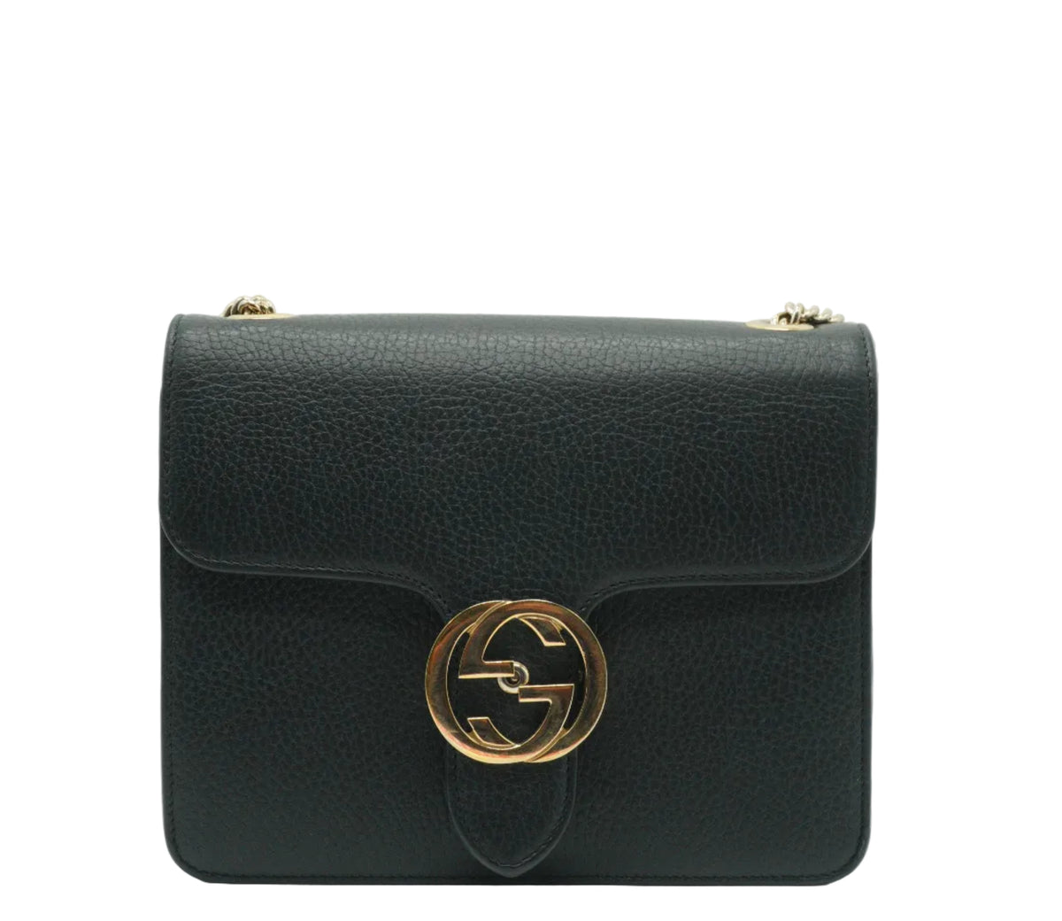 Gucci Interlocking Small Black GHW