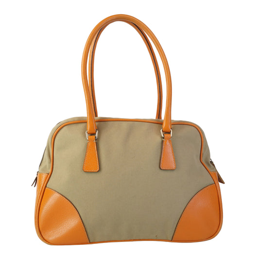 Prada Canvas Handbag Orange