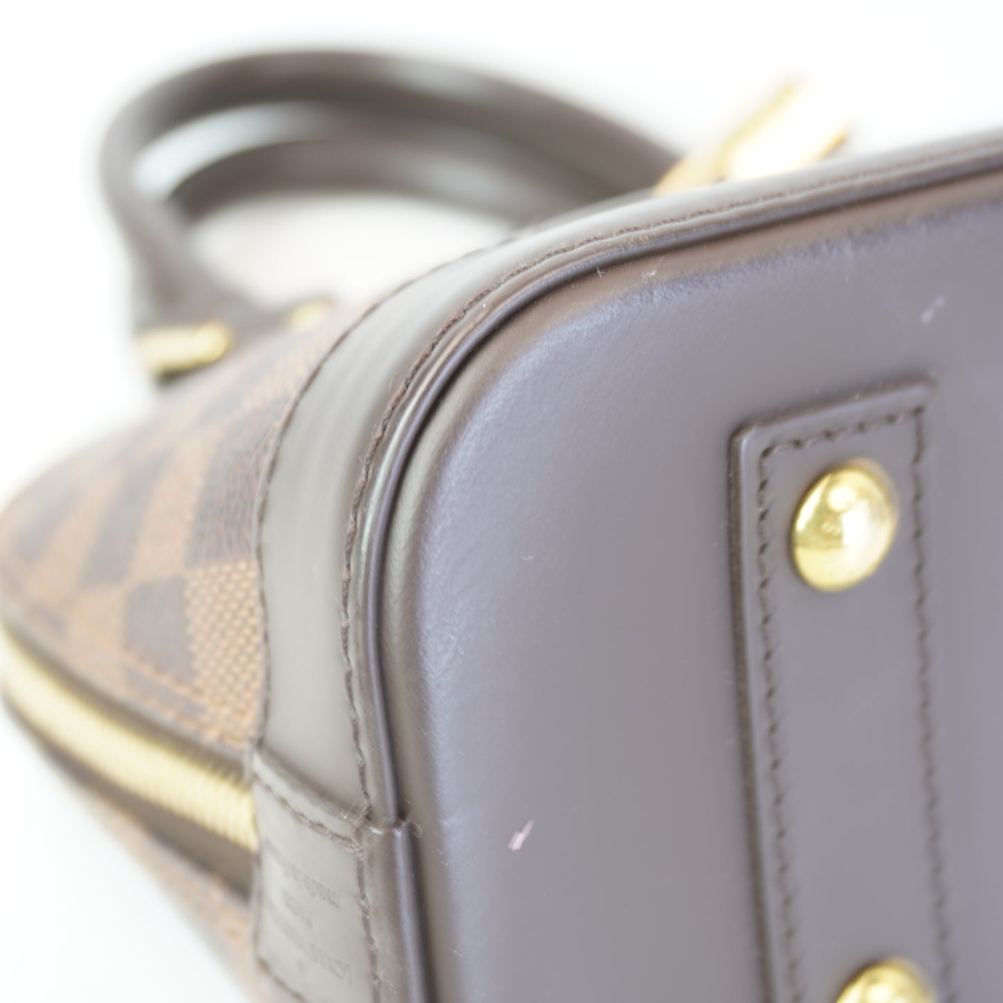 Louis Vuitton	Alma BB Damier Ebene GHW