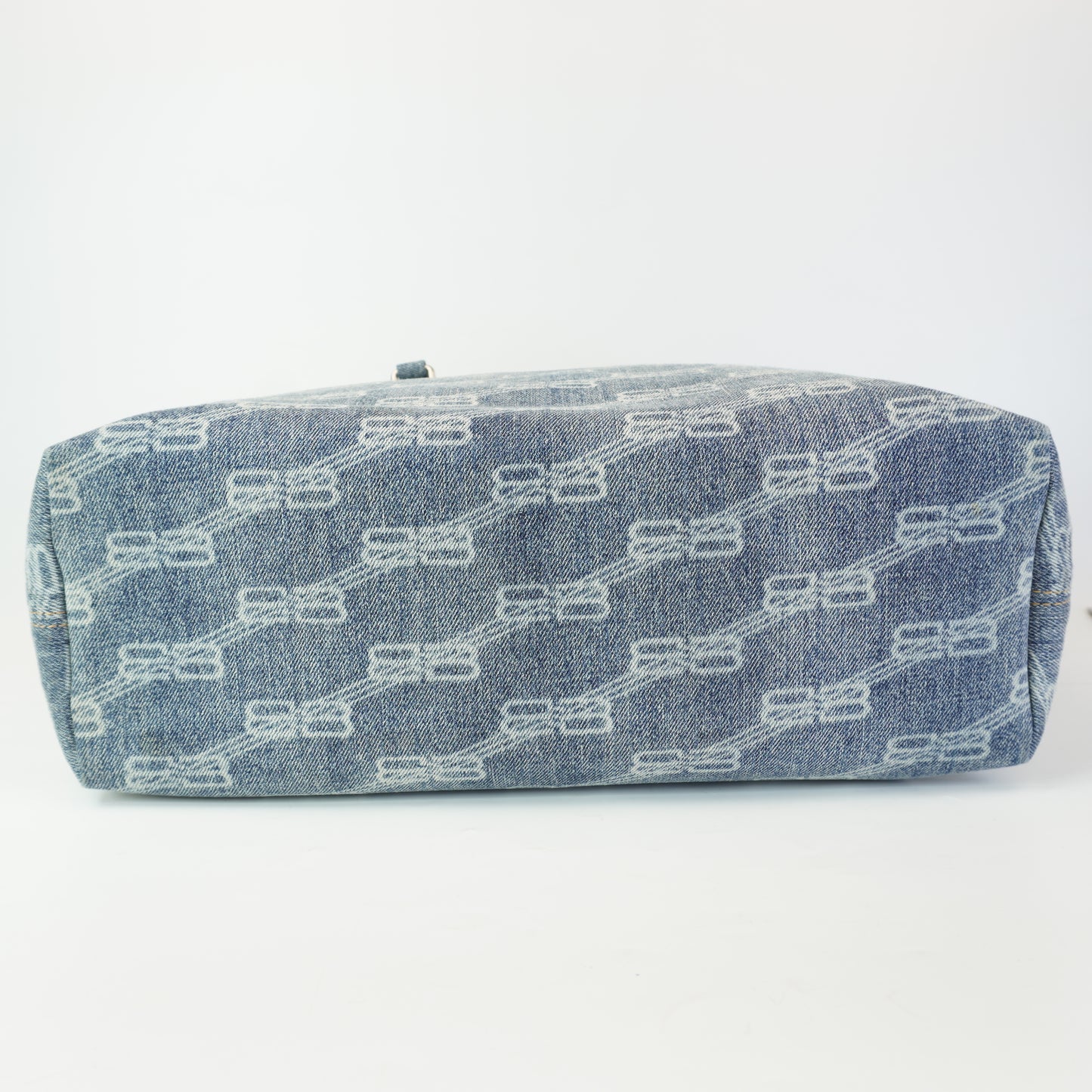 Balenciaga Signature BB Monogram Denim Tote SHW