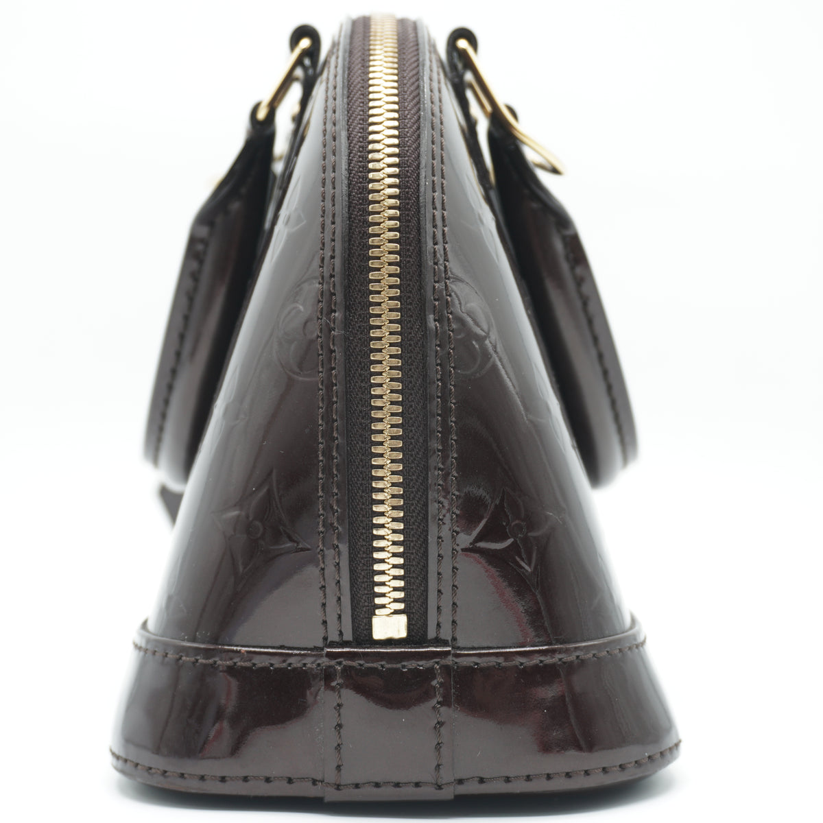Louis Vuitton	Alma BB Patent Vernis Burgundy GHW