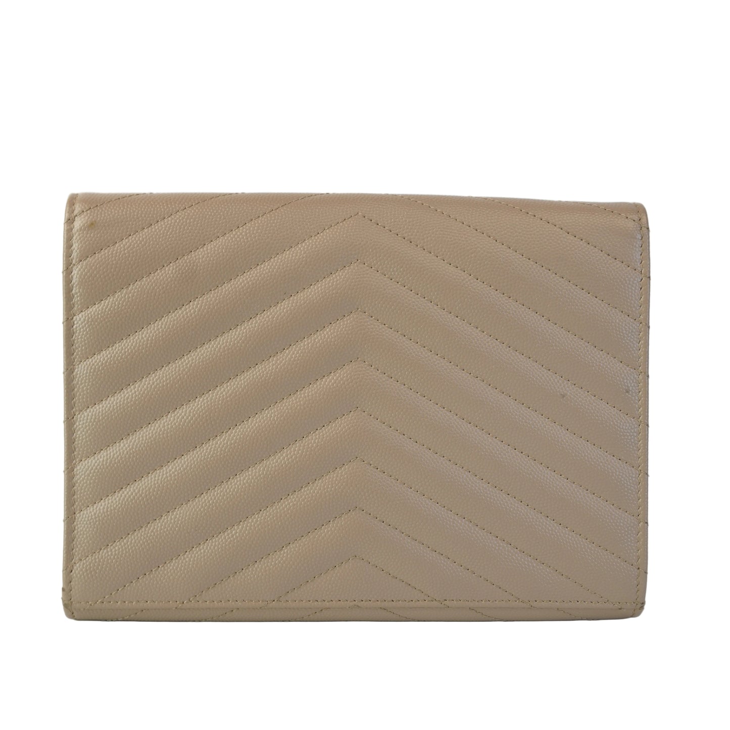 YSL	Clutch Beige