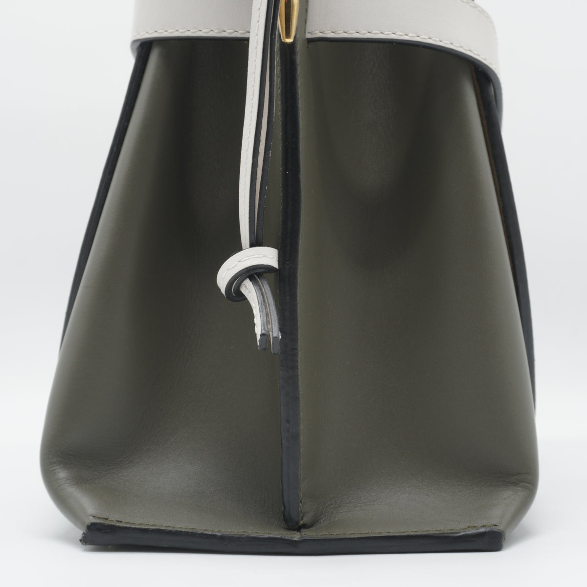 Loewe Gate Top Handle Bag Medium Khaki Green GHW