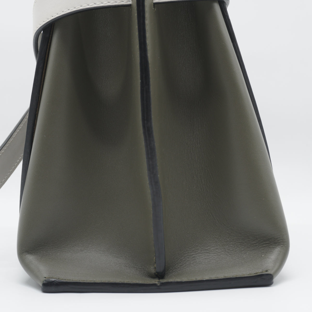 Loewe Gate Top Handle Bag Medium Khaki Green GHW