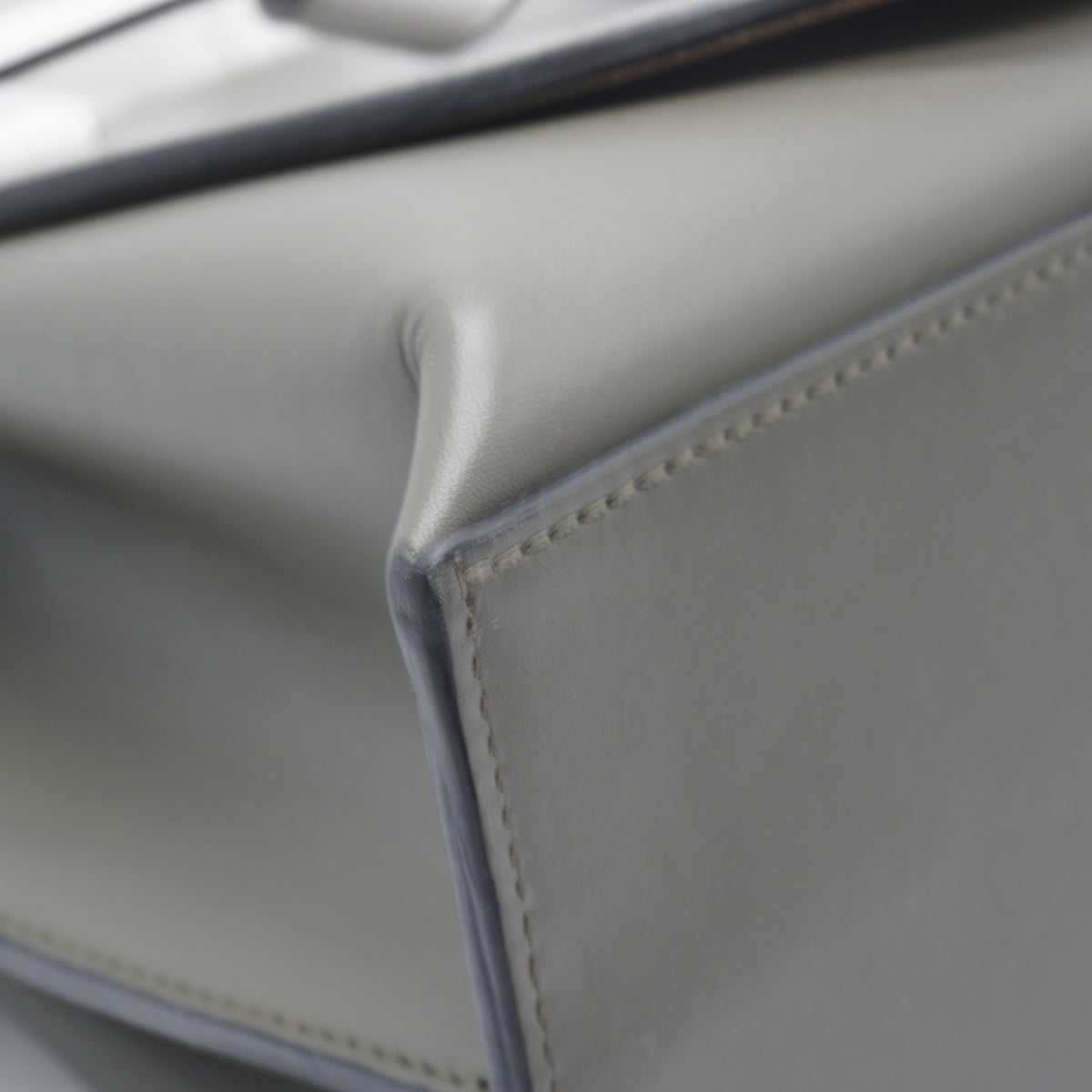 Loewe Gate Top Handle Bag Medium Khaki Green GHW