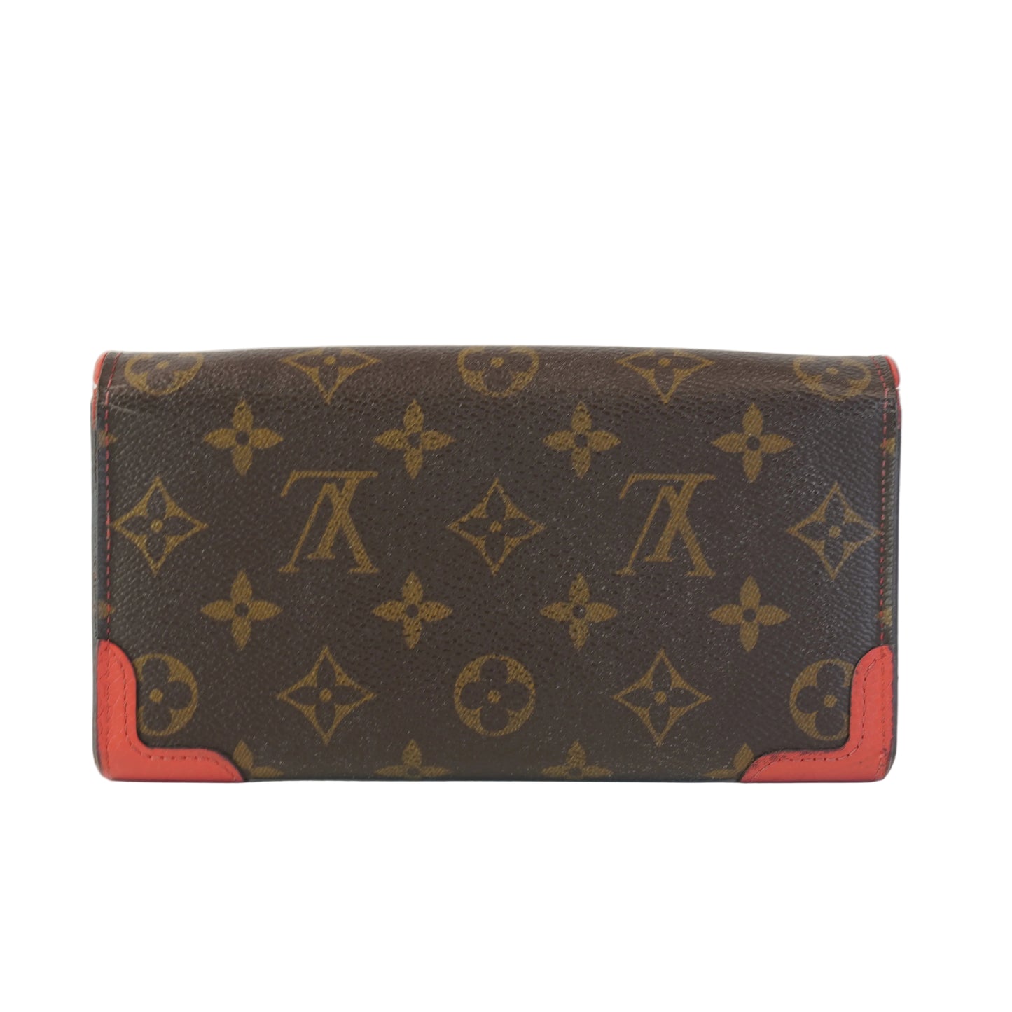 Louis Vuitton	Sarah Wallet Mono Poppy Red