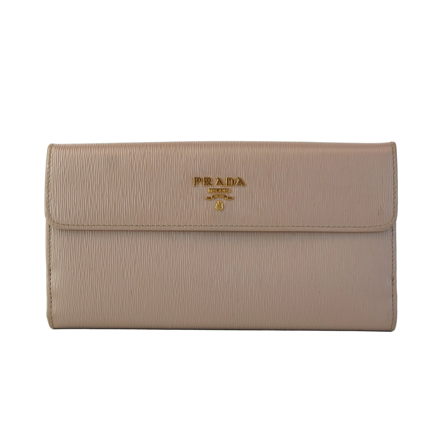 Prada  Saffiano Flap Wallet