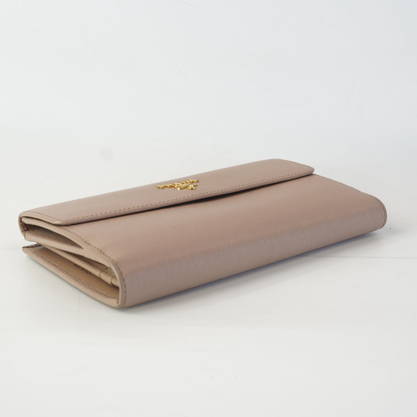 Prada  Saffiano Flap Wallet