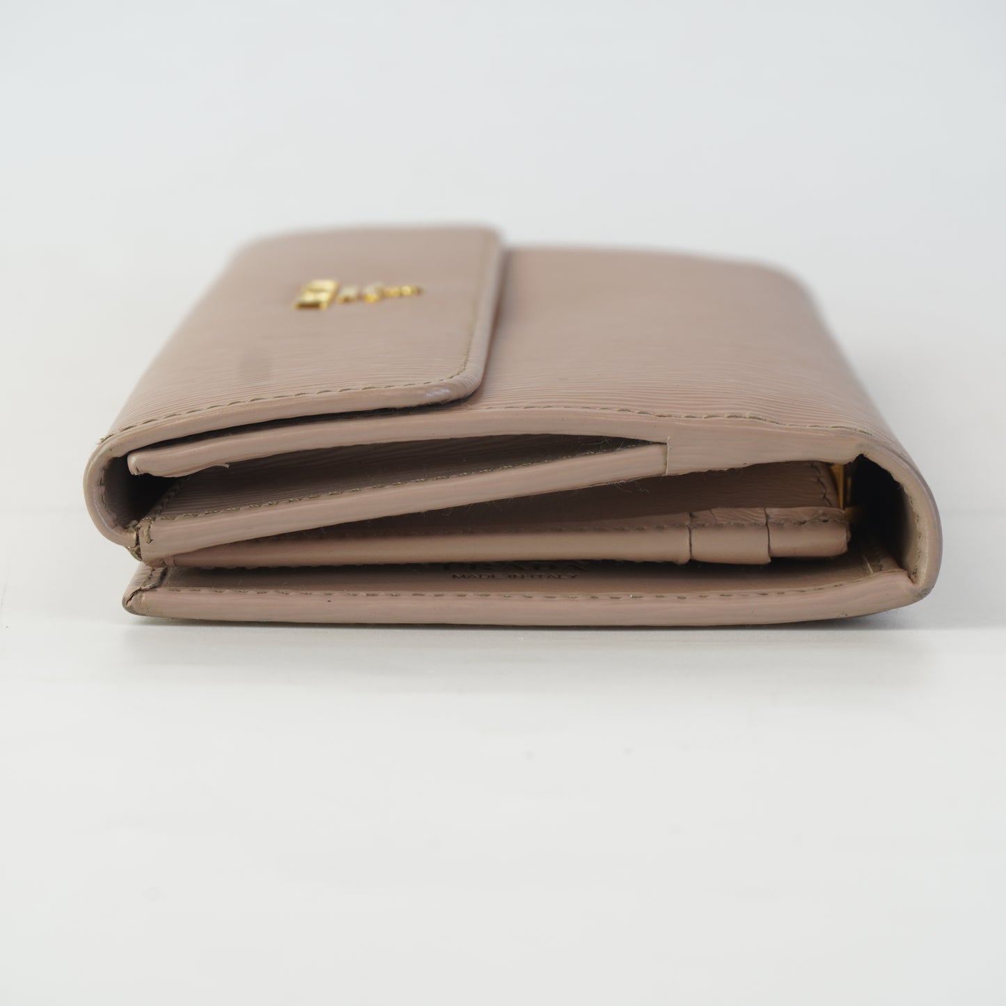 Prada  Saffiano Flap Wallet