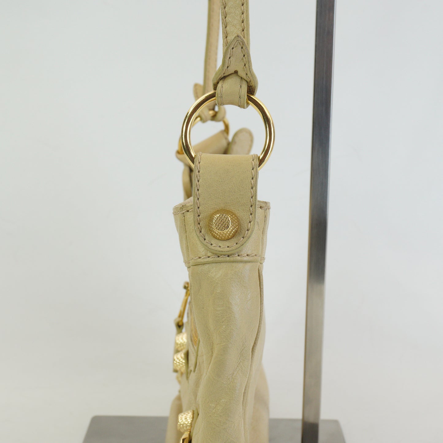 Balenciaga Gaint Hip Crossbody Bag Cream GHW Small