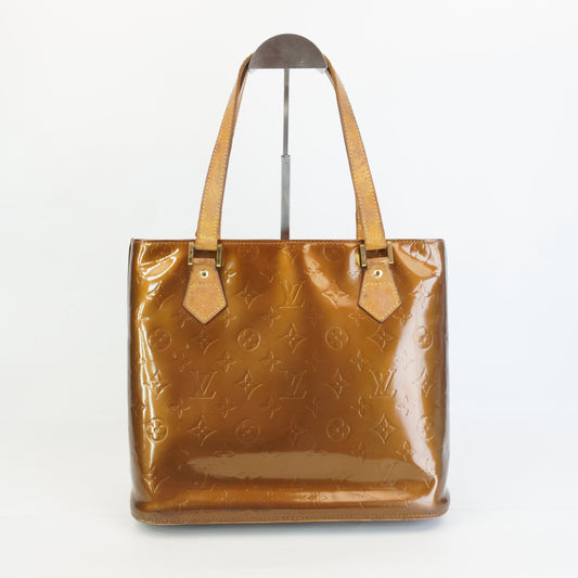 Louis Vuitton	Bronze Monogram Vernis Columbos Tote