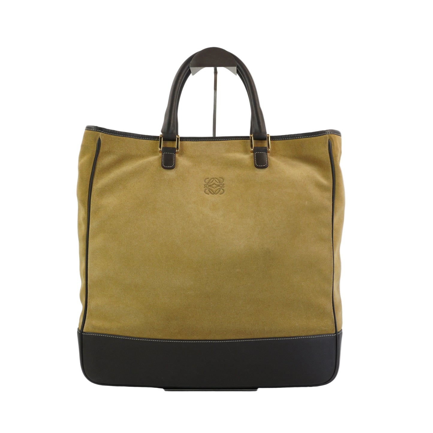 Loewe Suede tote Bag Tan GHW Large