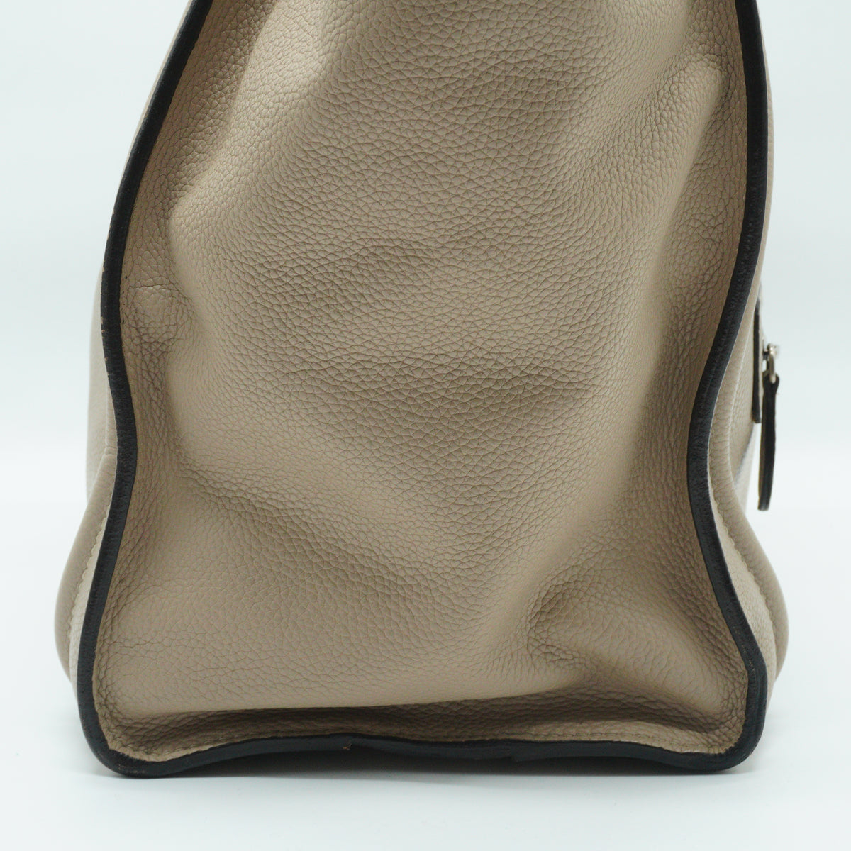 Celine Micro Leather Luggage tote bag Dune Large SHW