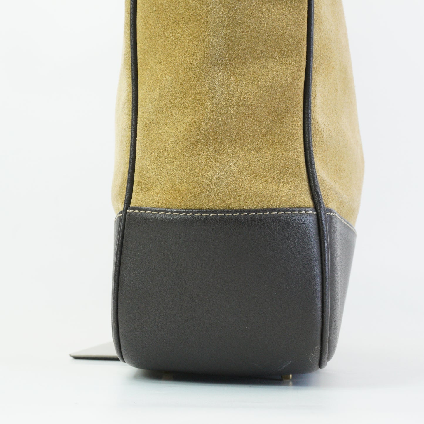Loewe Suede tote Bag Tan GHW Large