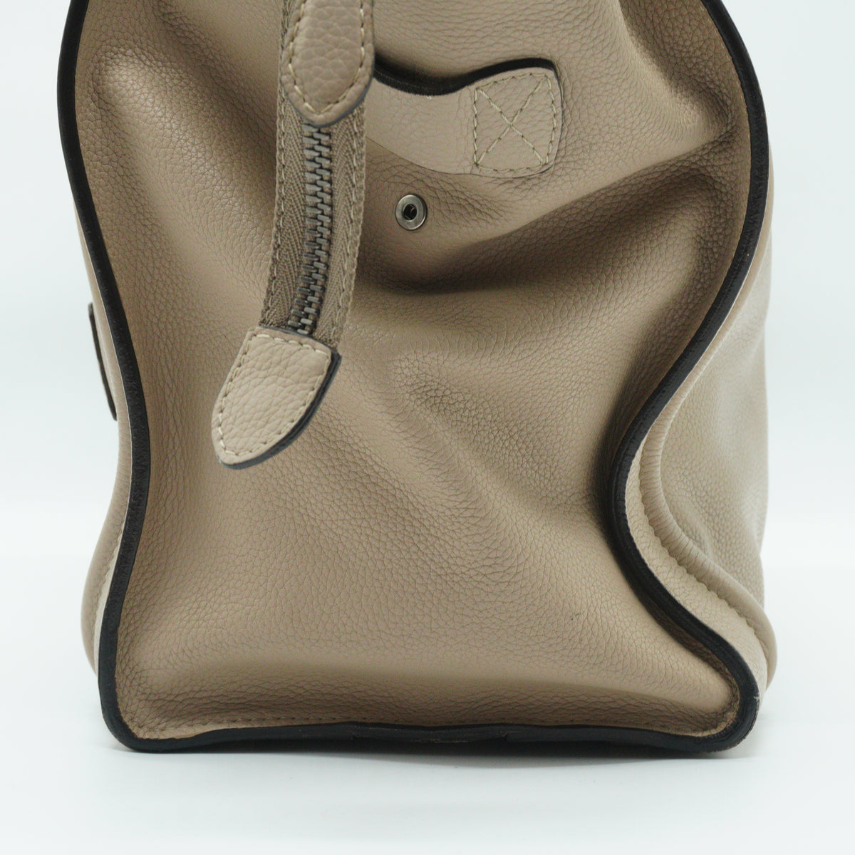 Celine Micro Leather Luggage tote bag Dune Large SHW