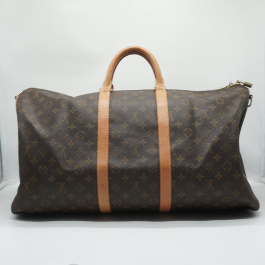 Louis Vuitton	Keepall duffle bag 55 monogram canvas GHW