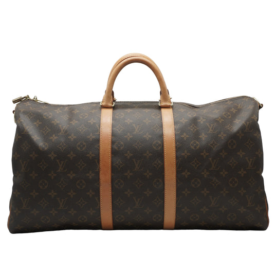 Louis Vuitton	Keepall duffle bag 55 monogram canvas GHW