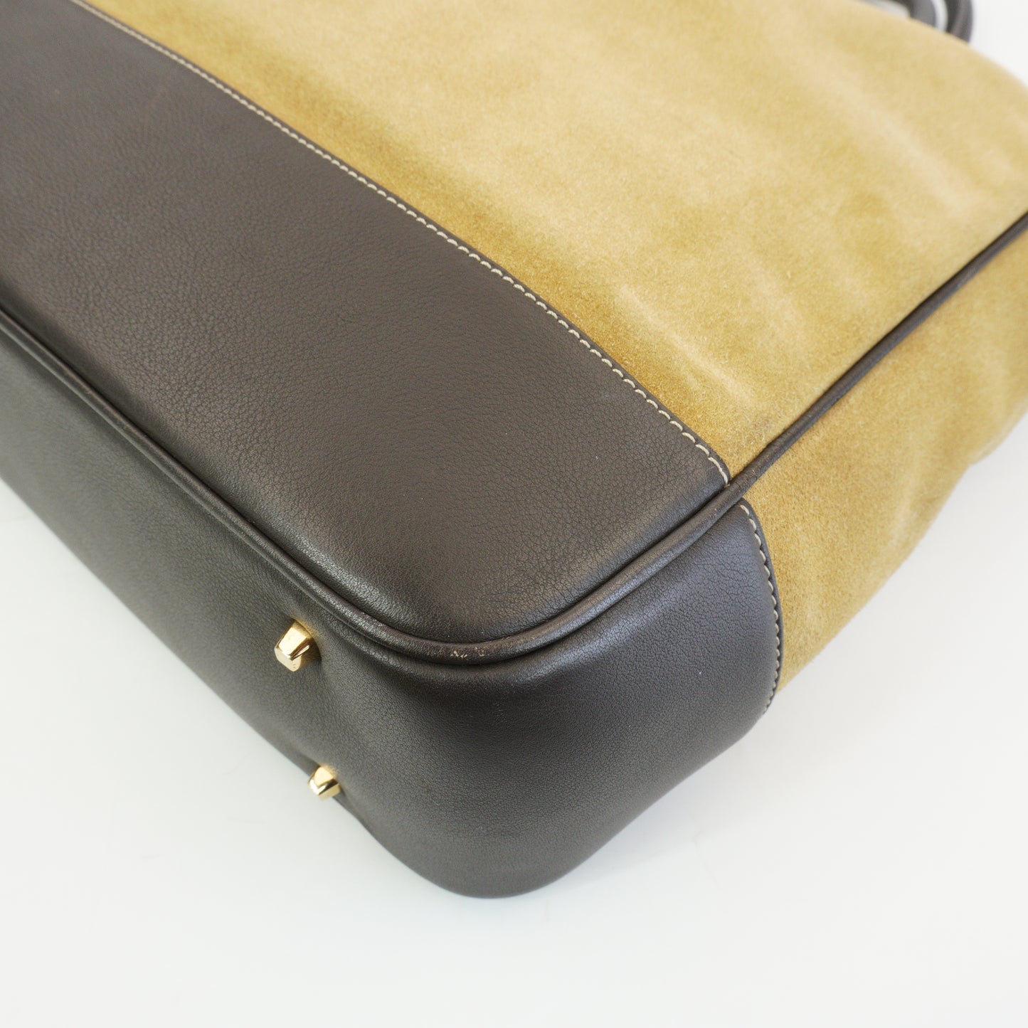Loewe Suede tote Bag Tan GHW Large