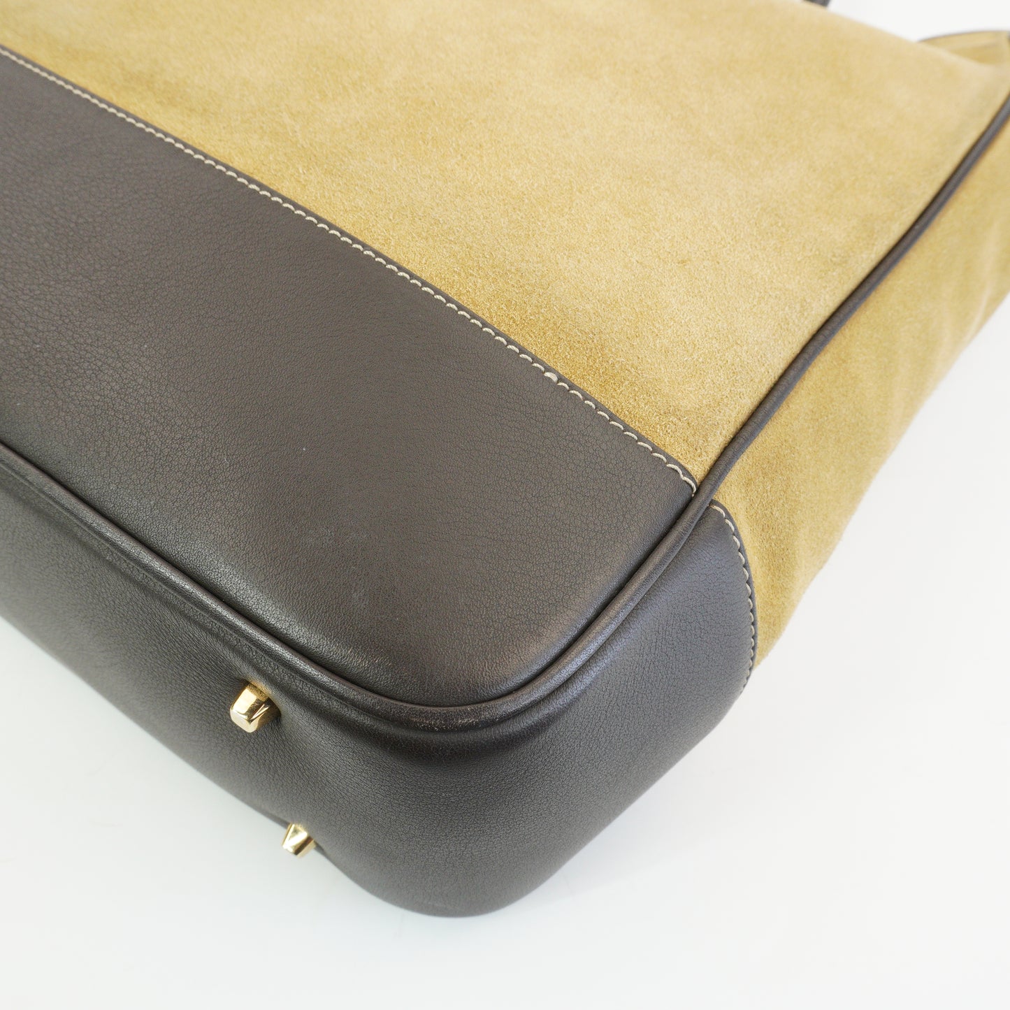 Loewe Suede tote Bag Tan GHW Large