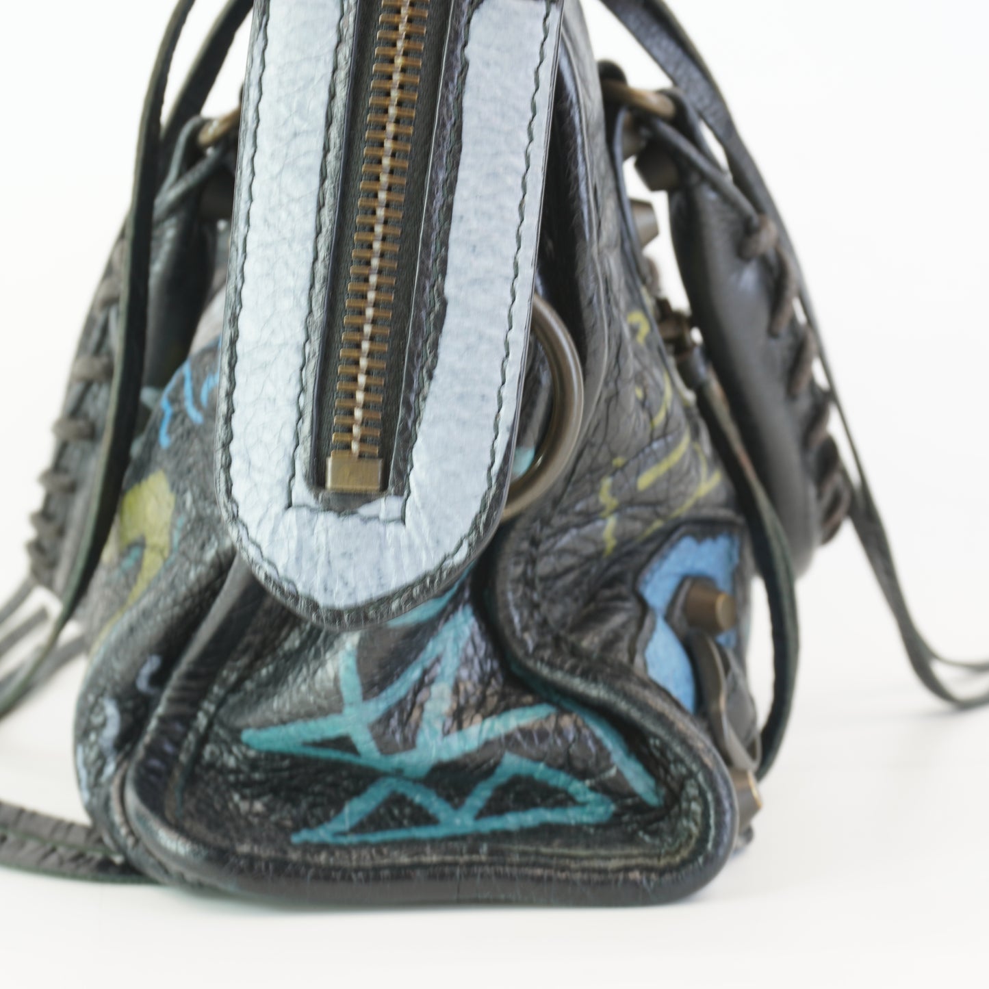 Balenciaga Classic City Multicolored Graffiti Print