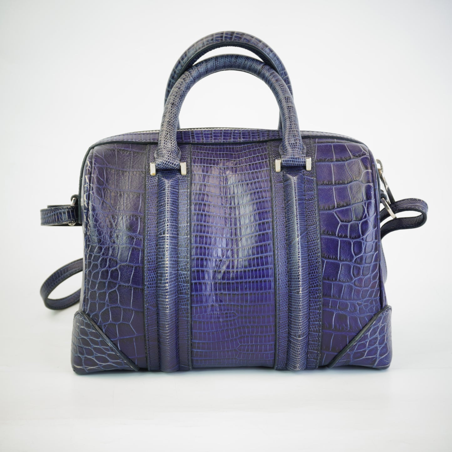Givenchy Lucrezia Bag Blue Croc-embossed