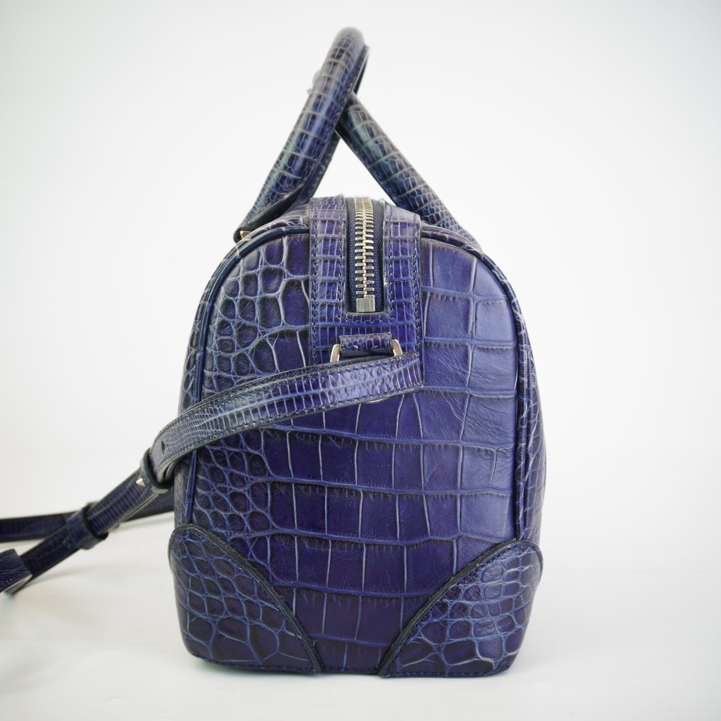 Givenchy Lucrezia Bag Blue Croc-embossed