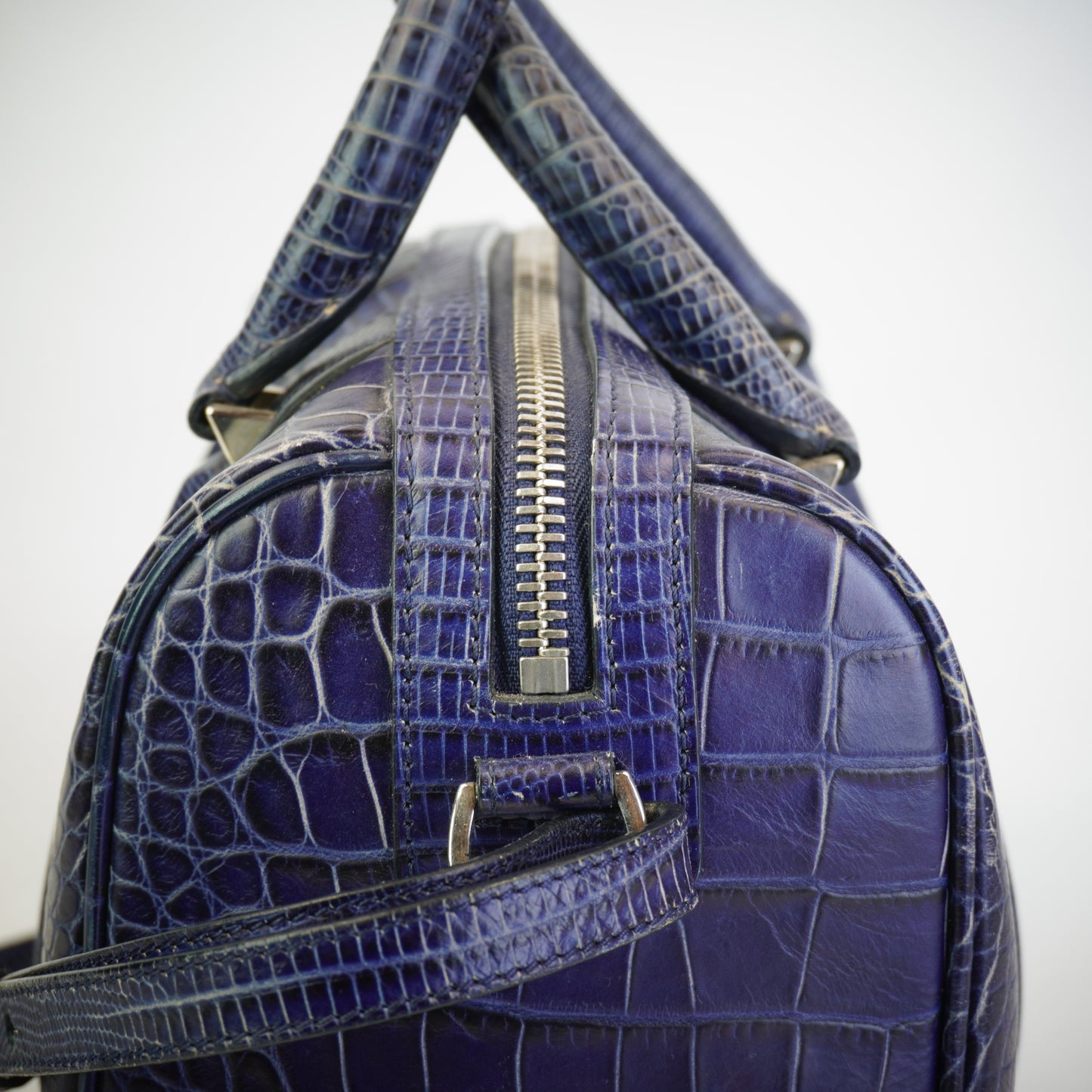 Givenchy Lucrezia Bag Blue Croc-embossed