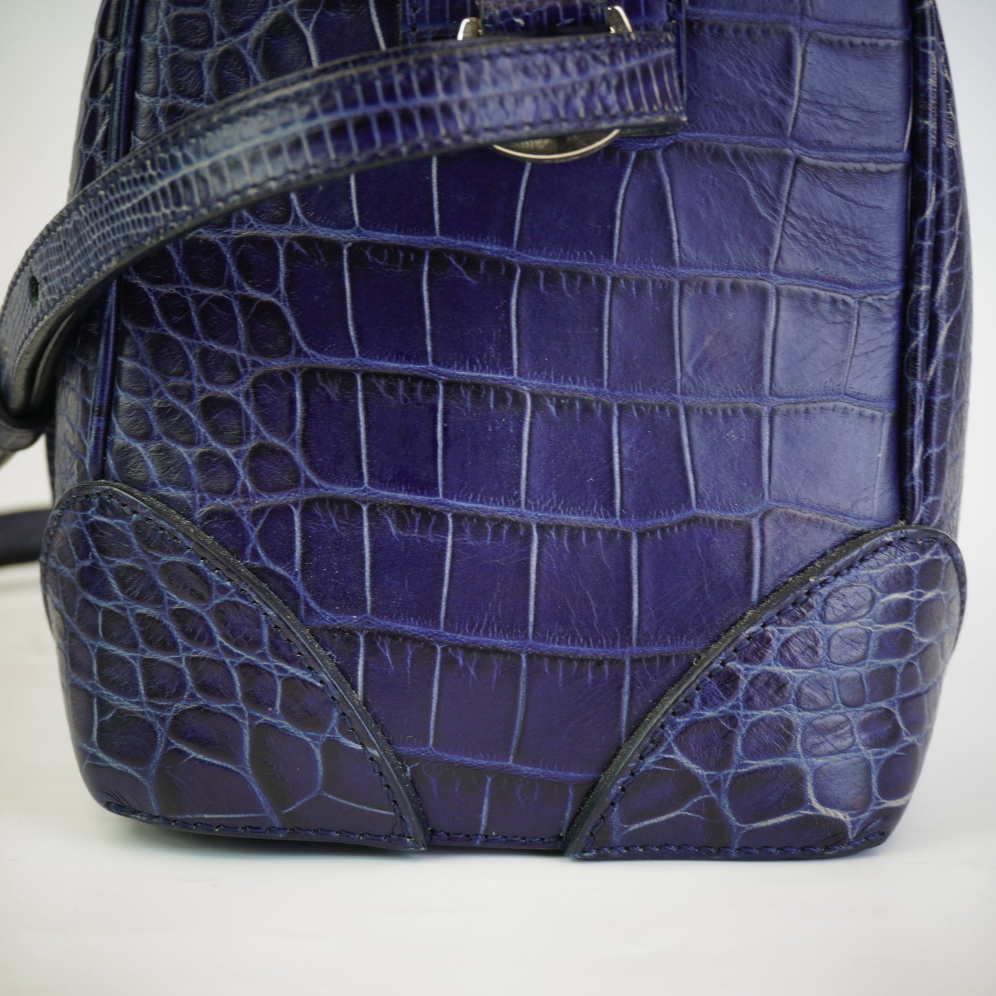 Givenchy Lucrezia Bag Blue Croc-embossed
