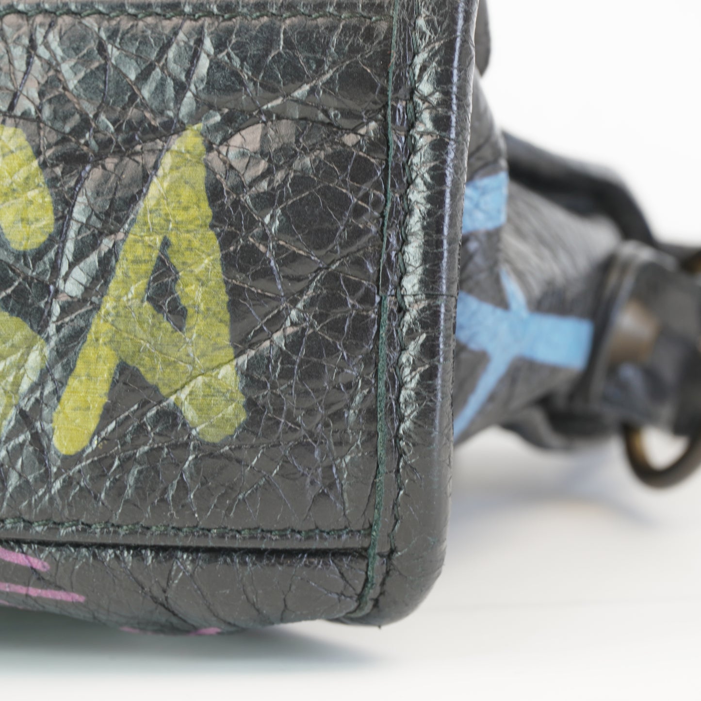 Balenciaga Classic City Multicolored Graffiti Print