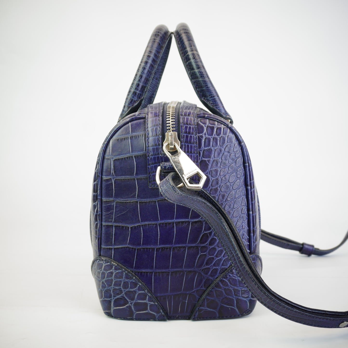 Givenchy Lucrezia Bag Blue Croc-embossed