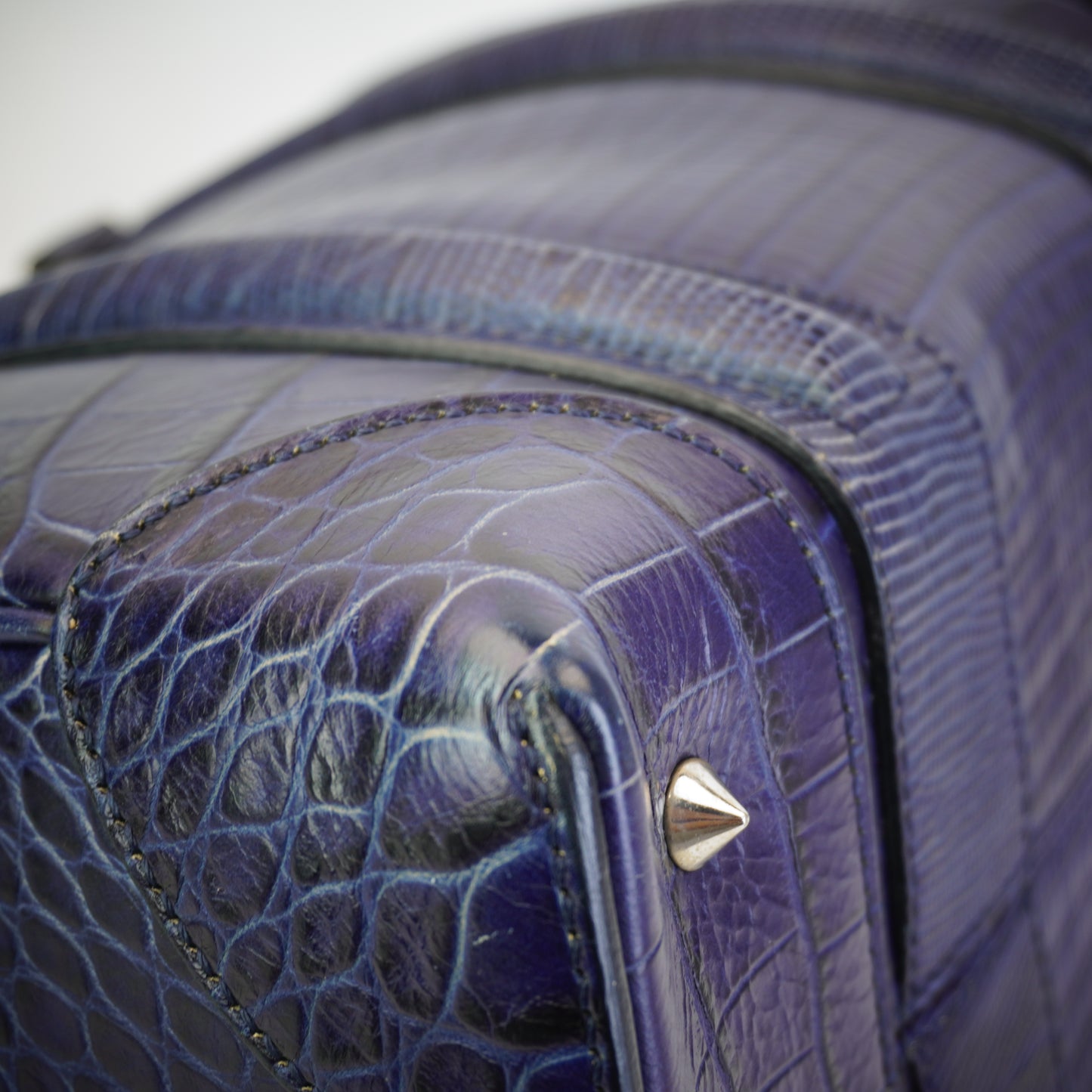 Givenchy Lucrezia Bag Blue Croc-embossed