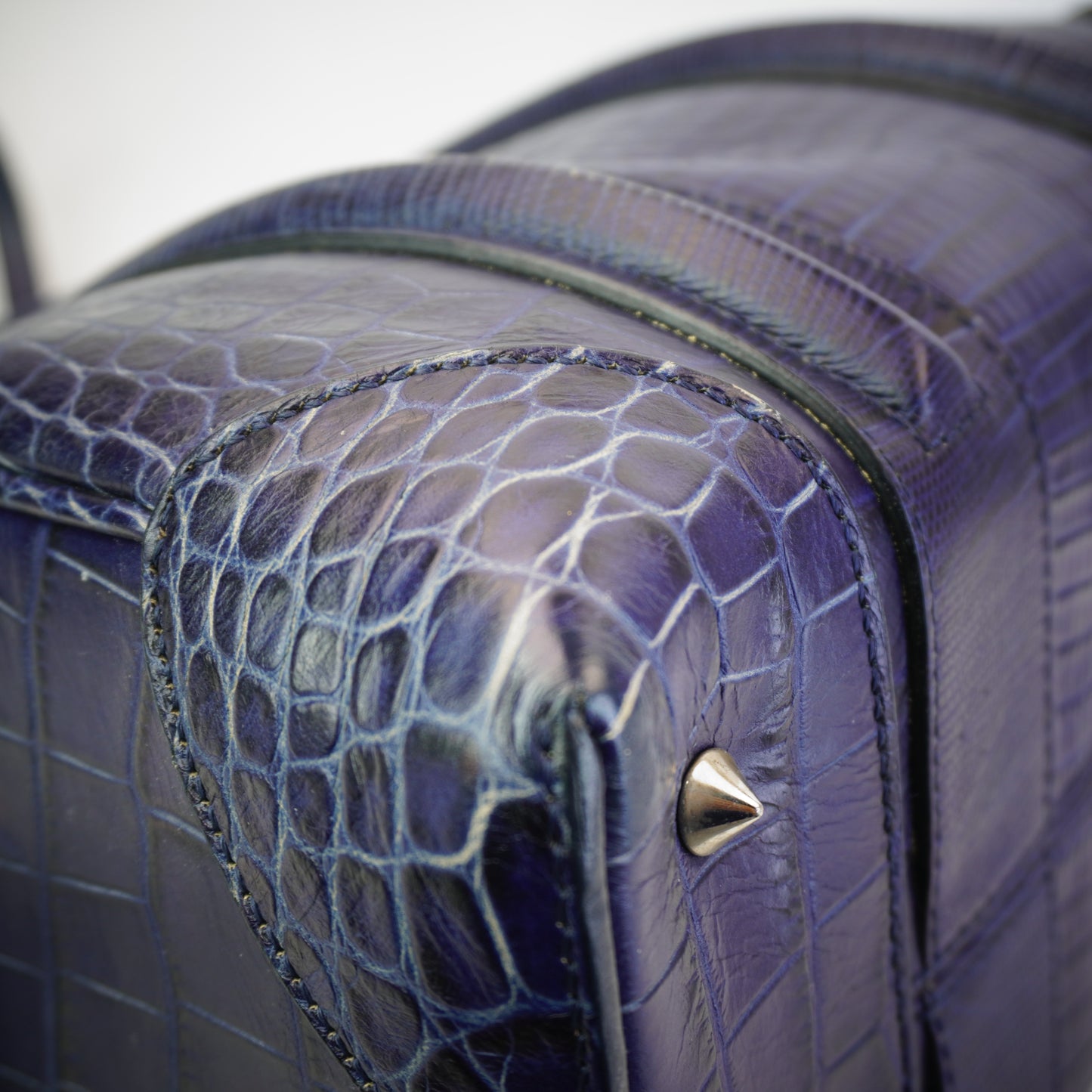 Givenchy Lucrezia Bag Blue Croc-embossed