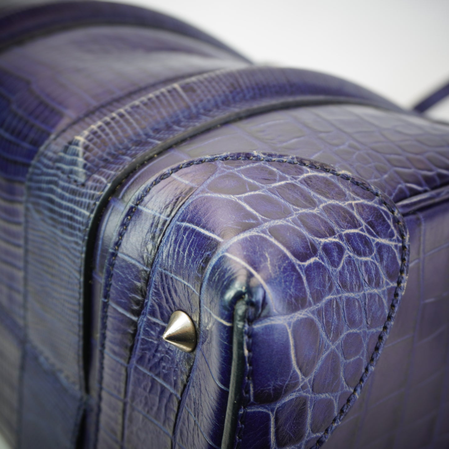 Givenchy Lucrezia Bag Blue Croc-embossed