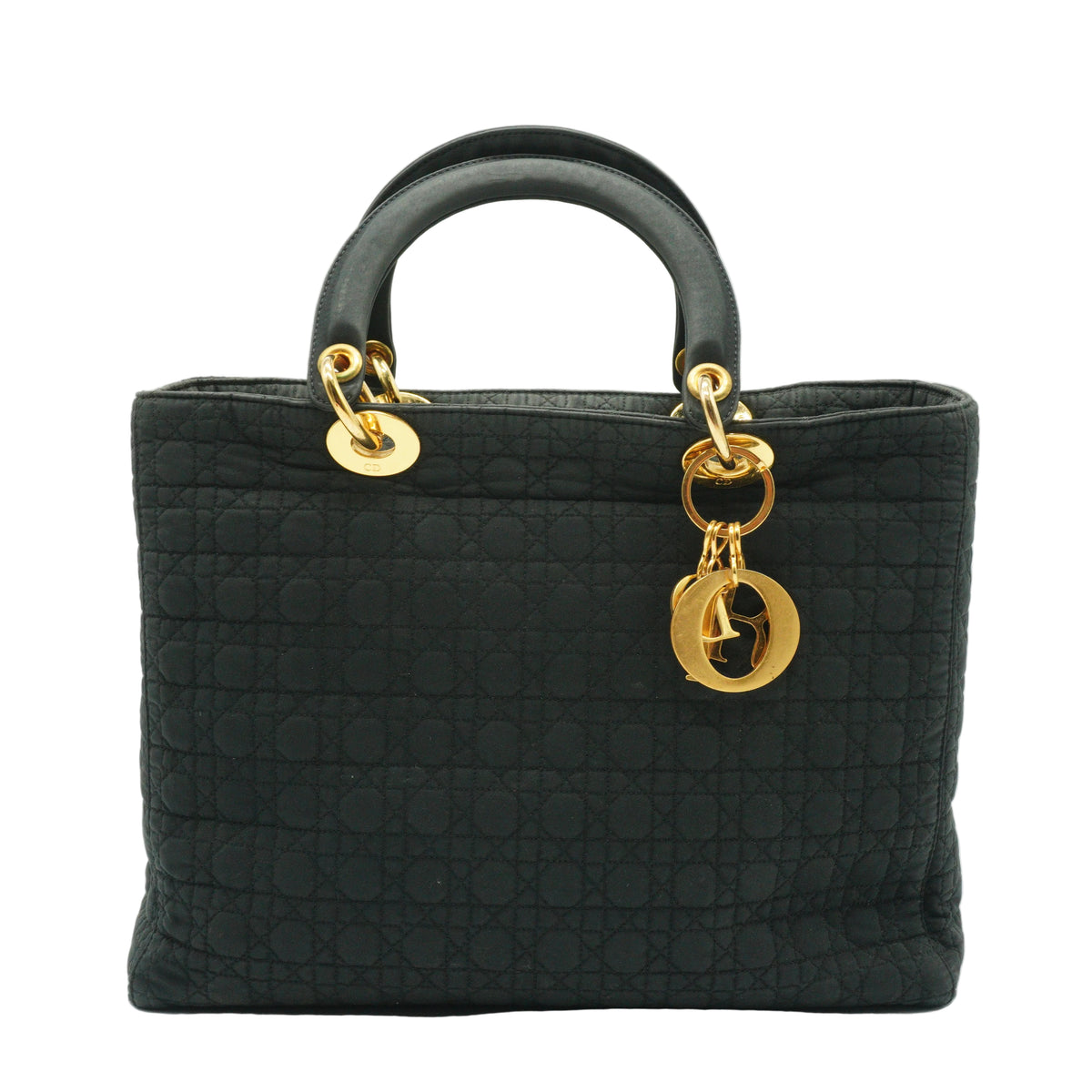 Dior	Cannage Lady Dior Medium Black GHW