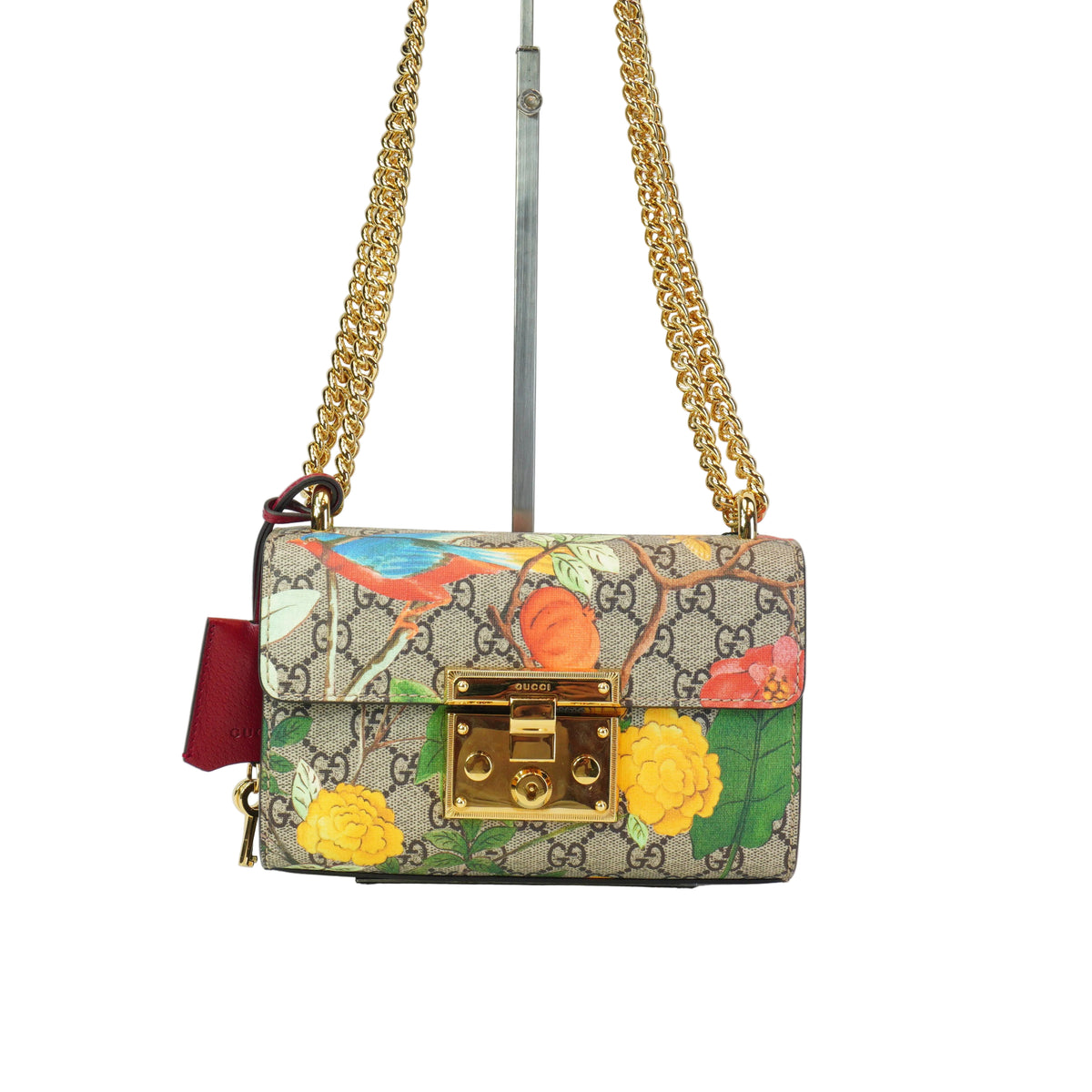 Gucci GG Padlock Supreme Tian Canvas GHW Small