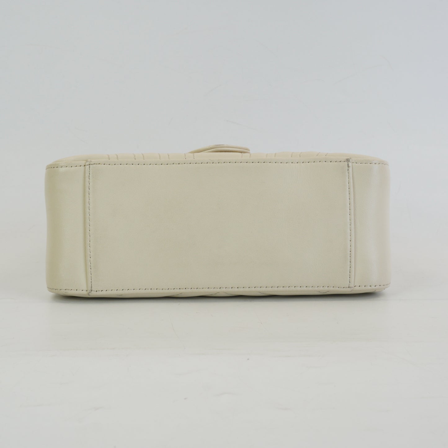 Gucci Marmont Top handle White GHW Small