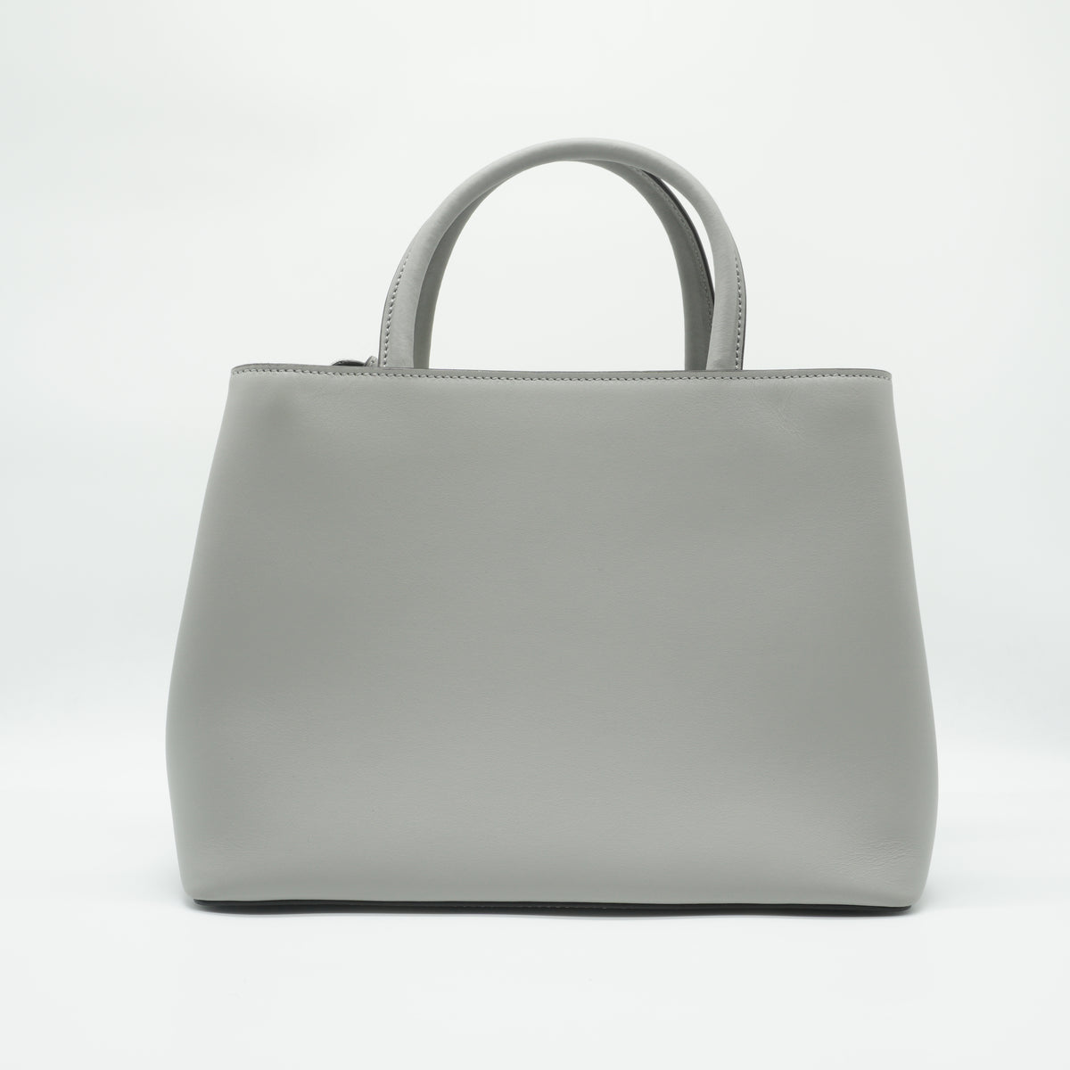 Fendi Petite 2Jours Tote Bag  Medium Grey SHW